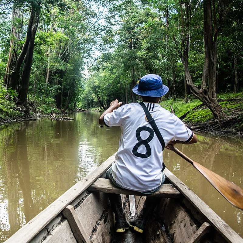 Cuando el río Amazonas se va, también se va la memoria de los tikuna, yagua y cocama