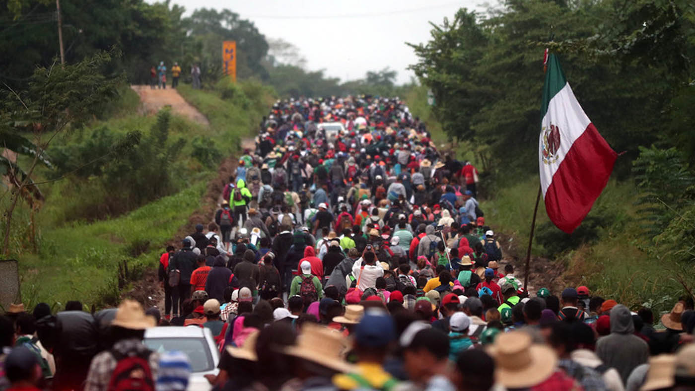 Caravanas de migrantes centroamericanos una protesta sin fin