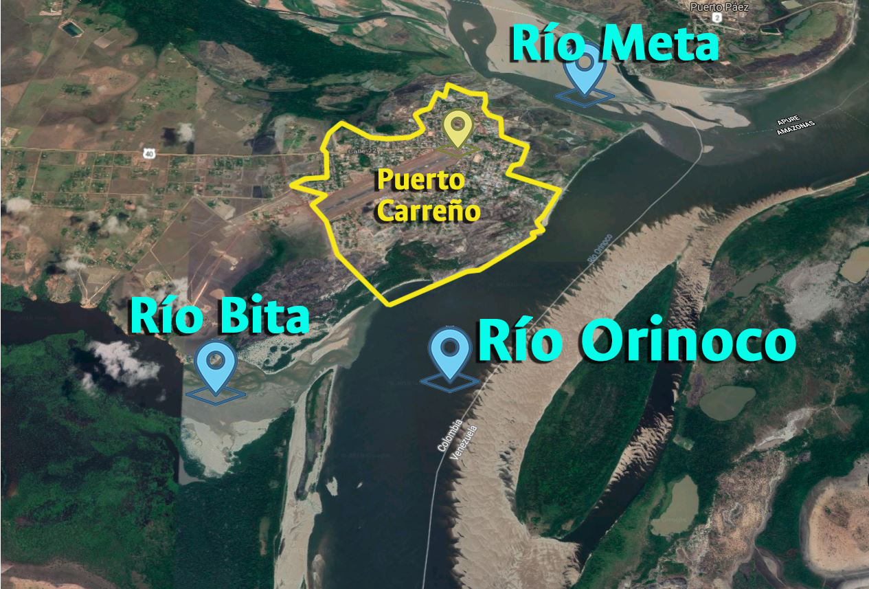 Puerto Carreño, el riesgo de vivir en medio de tres ríos*